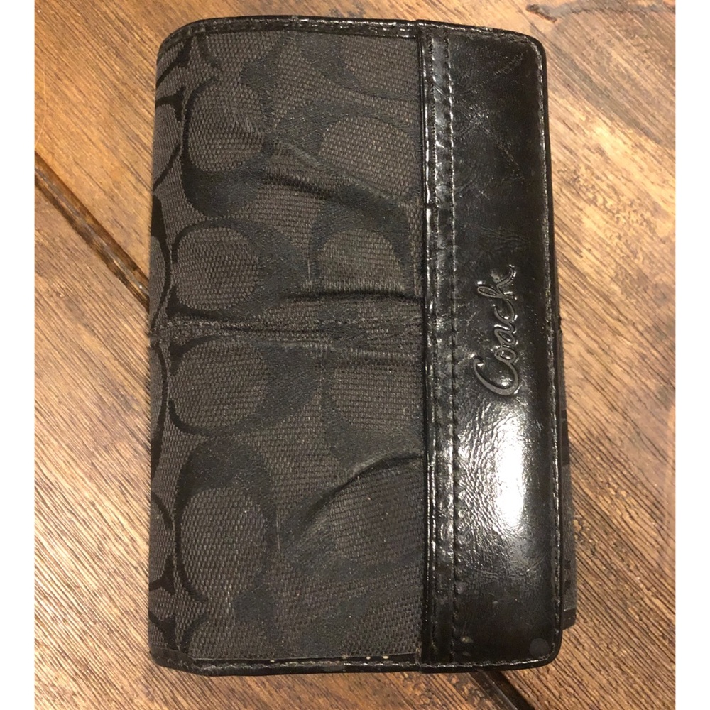 Black COACH wallet